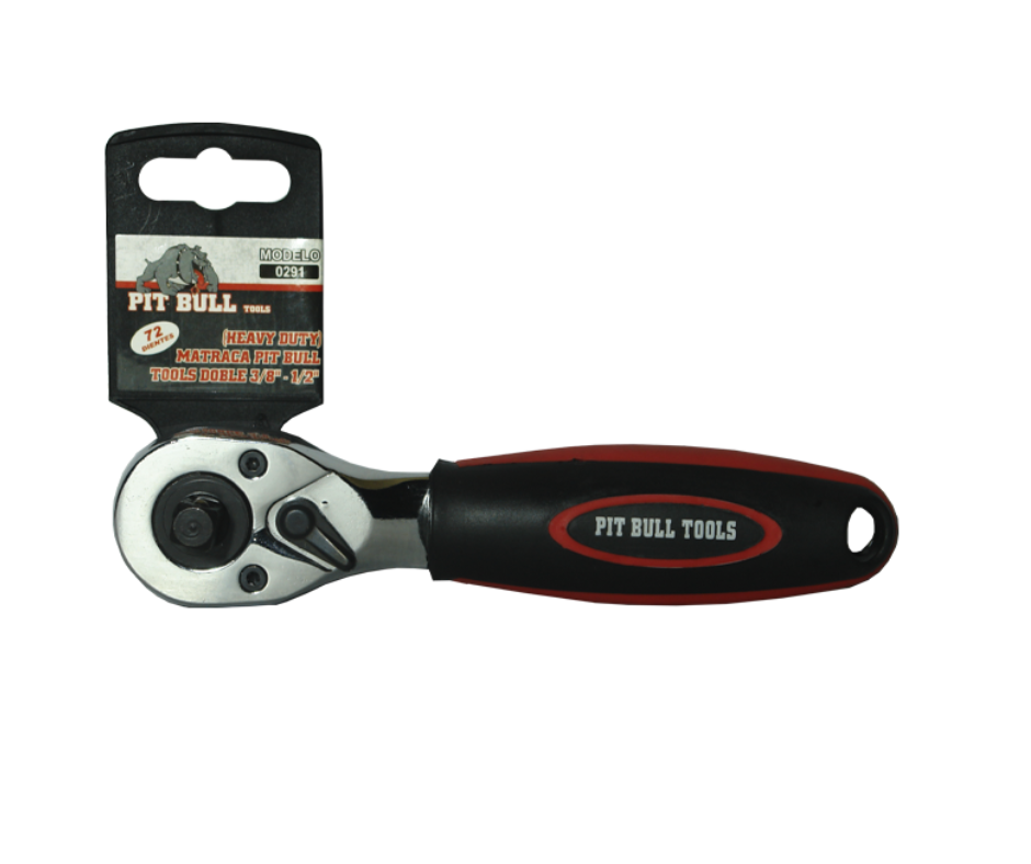 Foto 2 pulgar | Matraca Doble 3/8''-1/2'' Pit Bull Tools