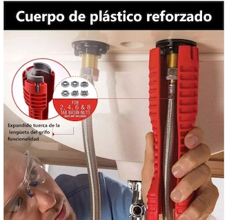 Foto 3 | Llave Xtellar Multifunciones Instalador De Fregadero,reparació 8 En1
