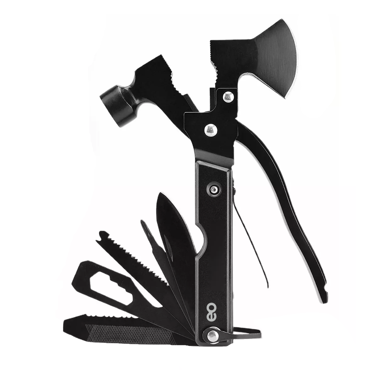 Multiherramienta Portatil 14 En 1 Con Funda Eo Safe Imports Esi-6267-1 Negro