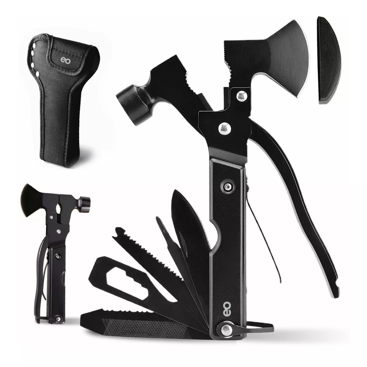Foto 3 pulgar | Multiherramienta Portatil 14 En 1 Con Funda Eo Safe Imports Esi-6267-1 Negro