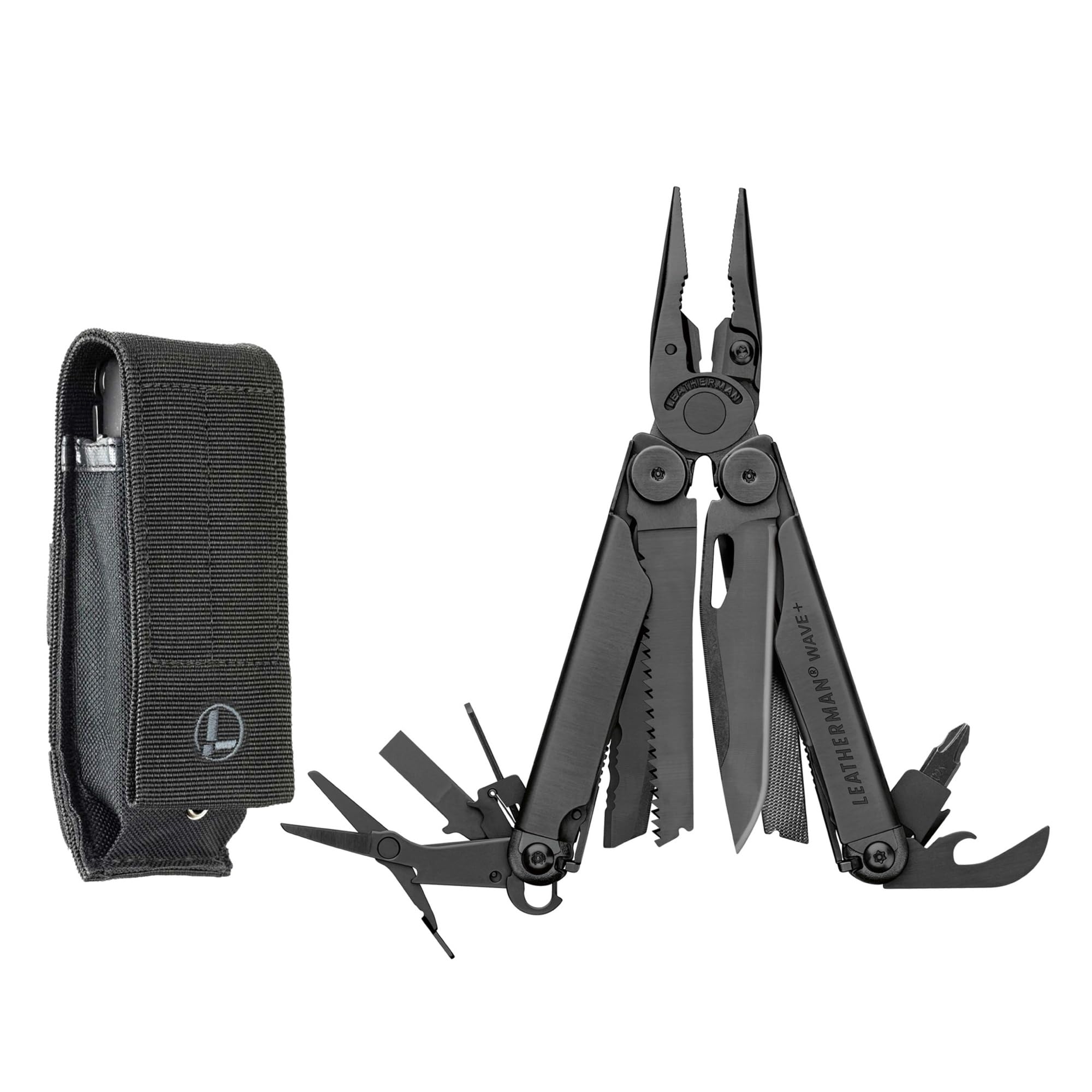 Foto 1 | Multiherramienta Leatherman Wave+ 18 En 1 De Tamaño Completo, Negra - Venta Internacional.