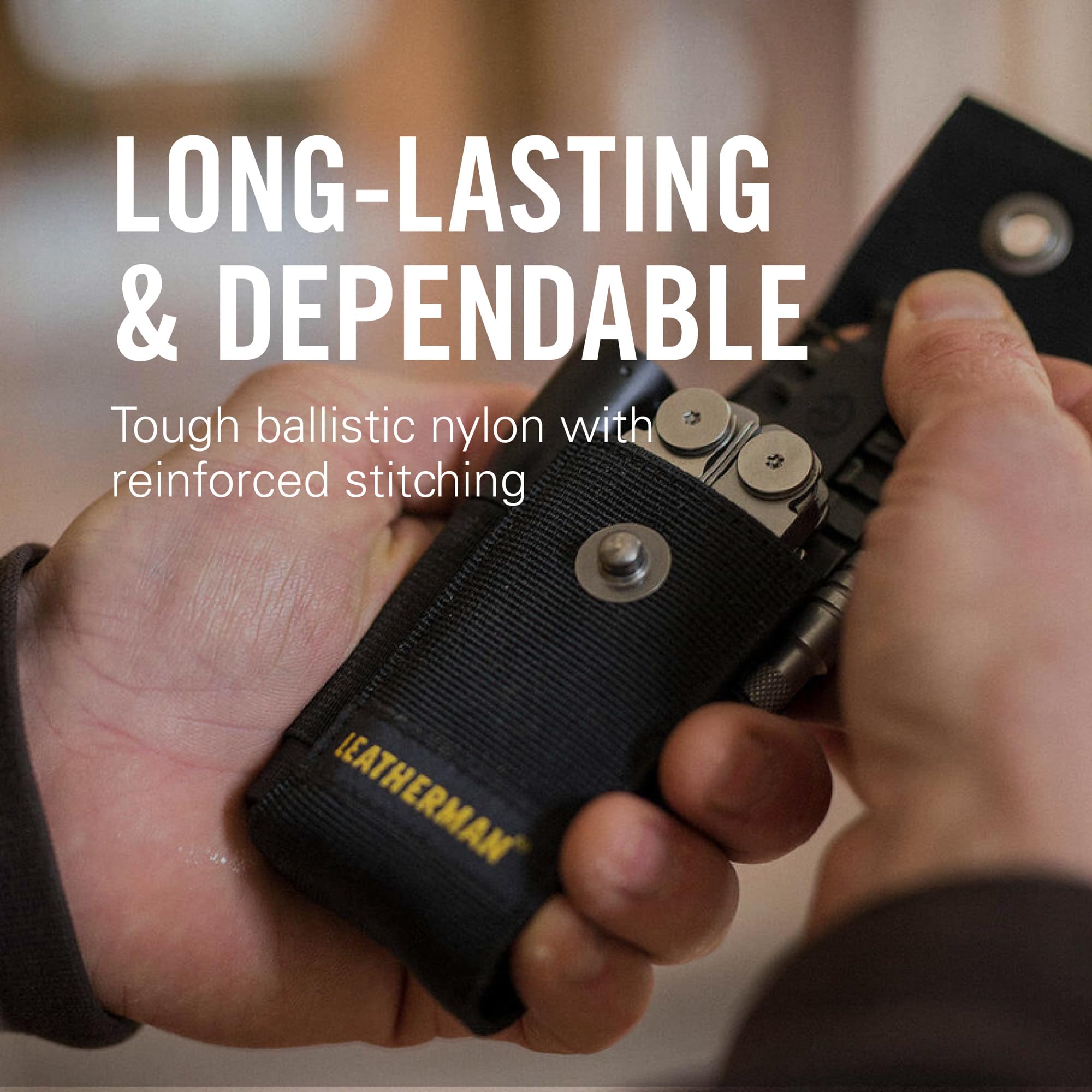 Foto 2 | Funda Leatherman Premium De Nailon Con Bolsillos Para 4 — 4,5 Pulgadas - Venta Internacional.
