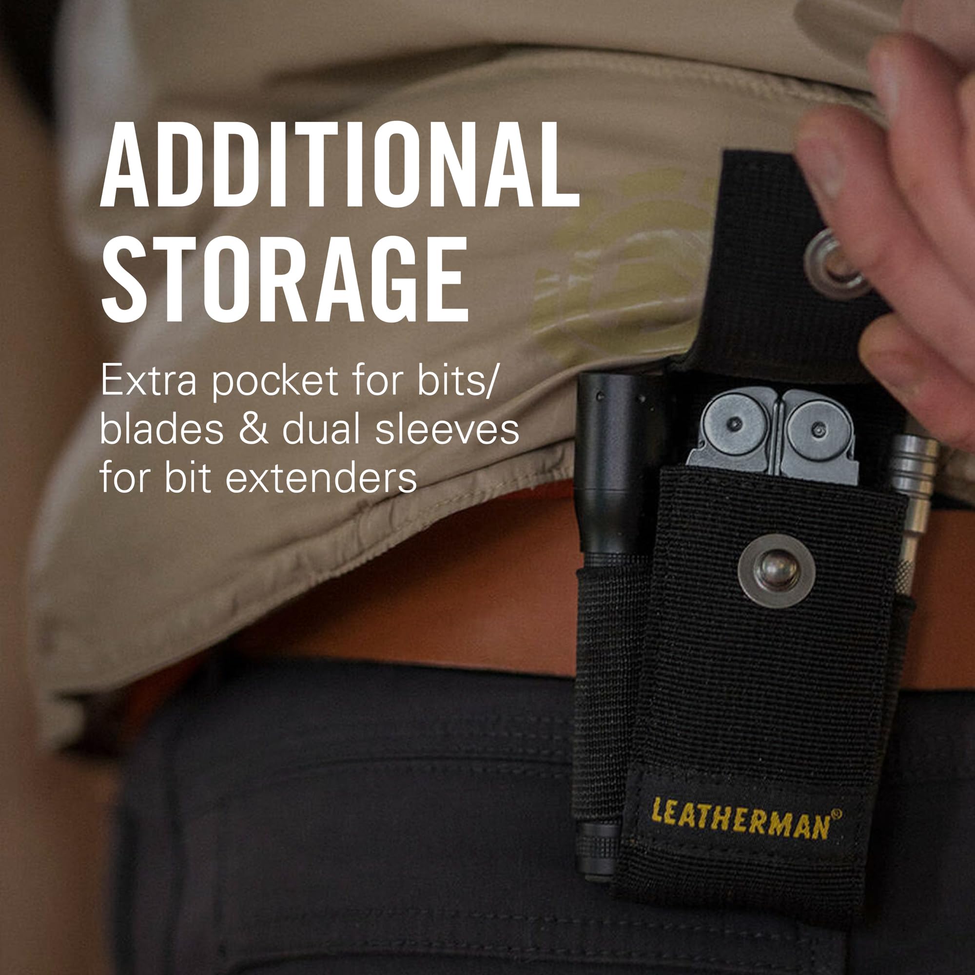 Foto 5 pulgar | Funda Leatherman Premium De Nailon Con Bolsillos Para 4 — 4,5 Pulgadas - Venta Internacional.