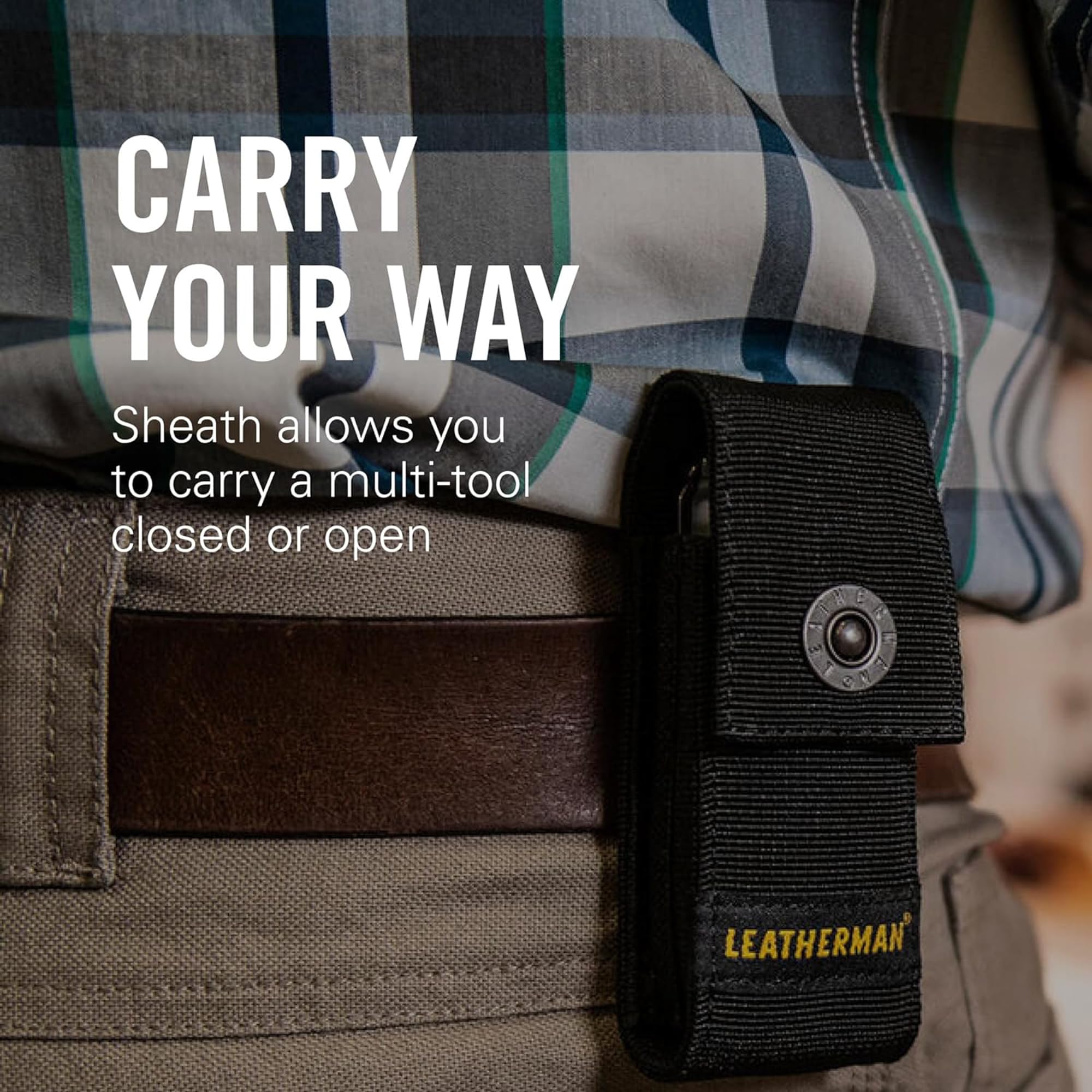 Foto 5 pulgar | Funda Leatherman Premium De Nailon Snap Para 8,26 A 11,43 Cm - Venta Internacional.