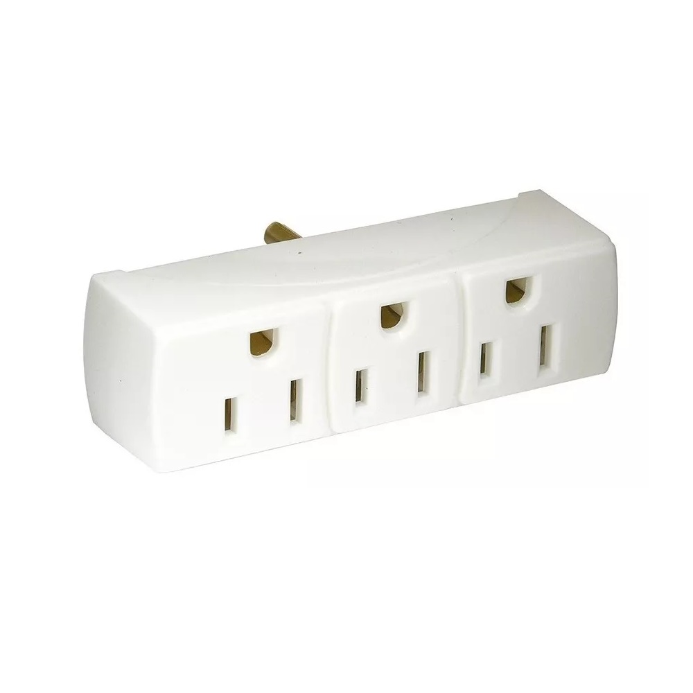 Multicontacto Eléctrico Aterrizado 3 Entradas 15a Surtek