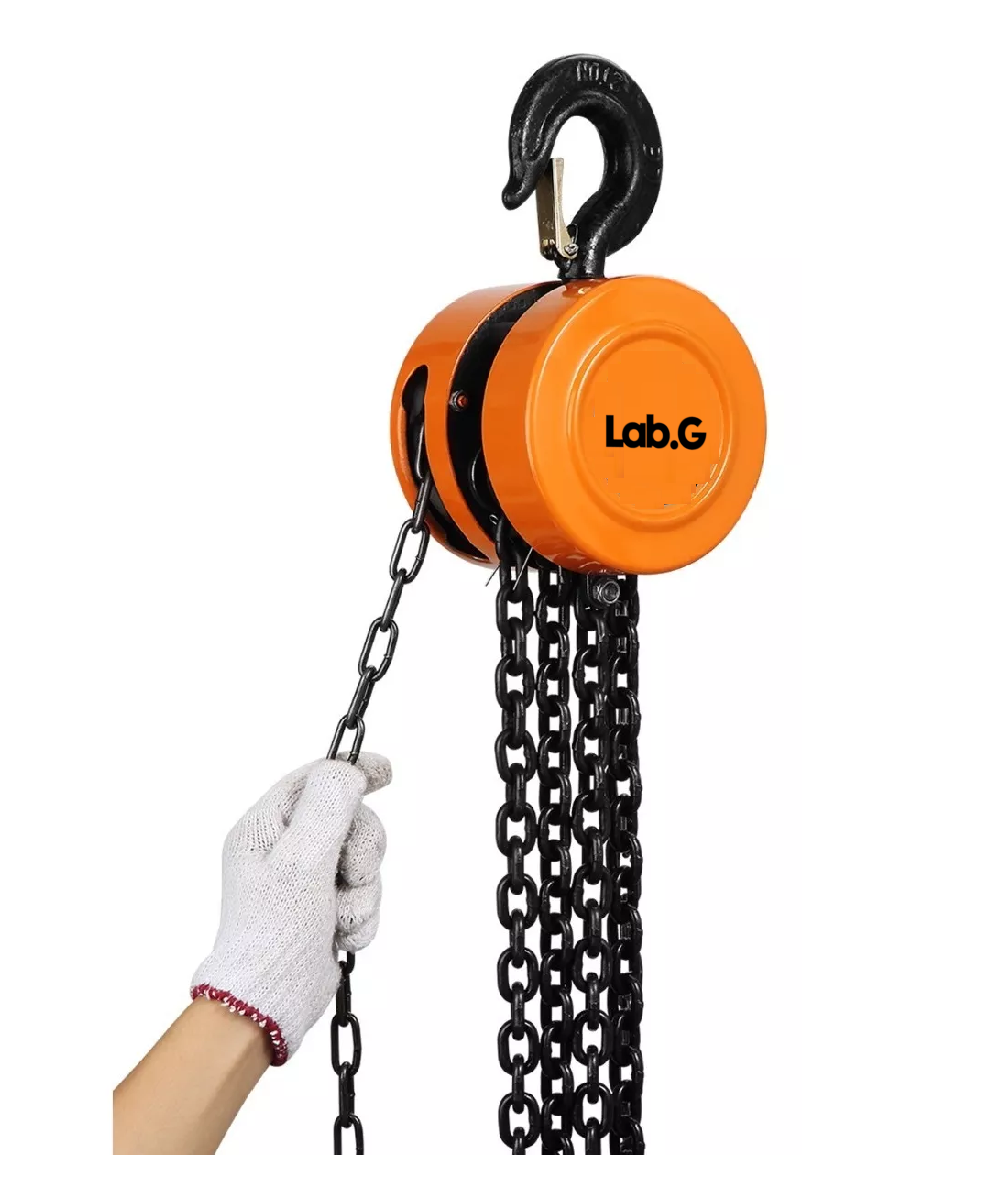 Foto 5 pulgar | Polipastos Manuales Con Cadena 3m Capacidad De 2 Naranja