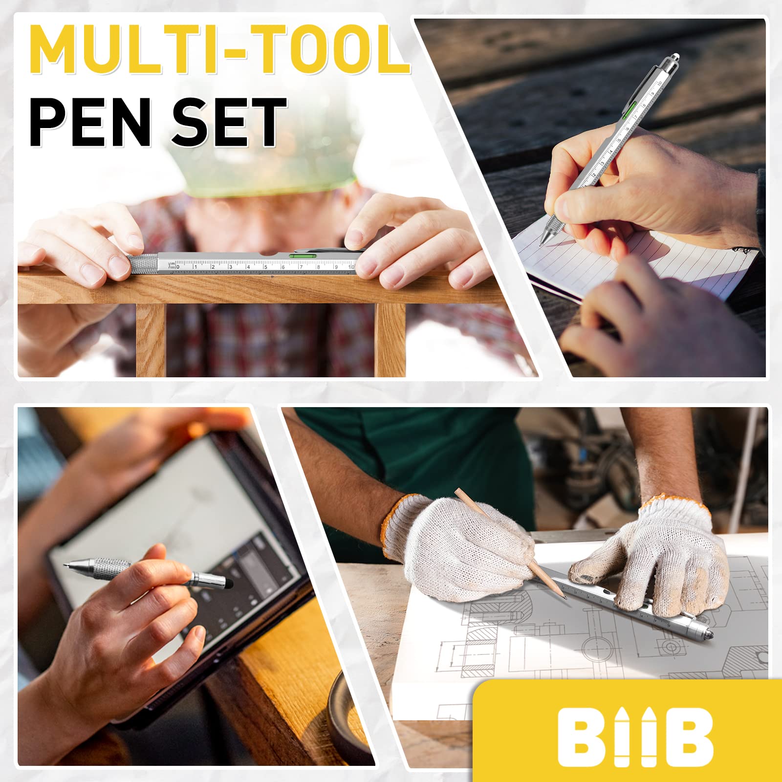 Foto 3 pulgar | Bolígrafo Multiherramienta BIIB 9 en 1 para Adultos - Venta Internacional