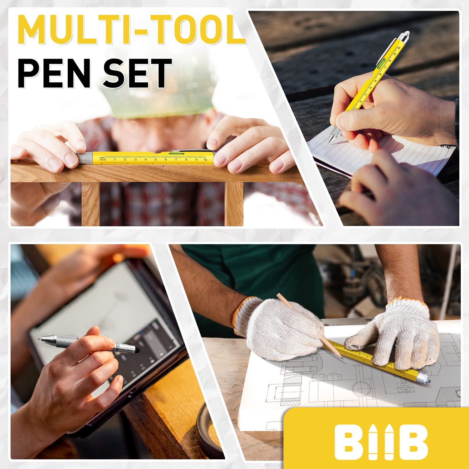 Foto 3 pulgar | Bolígrafo Multiherramienta BIIB 9 en 1 para Adultos + Accesorios - Venta Internacional