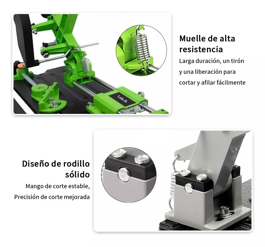 Foto 3 | Soporte Profesional Para Amoladora Angular Lab.g Apto Para 100-125 Negro/verde