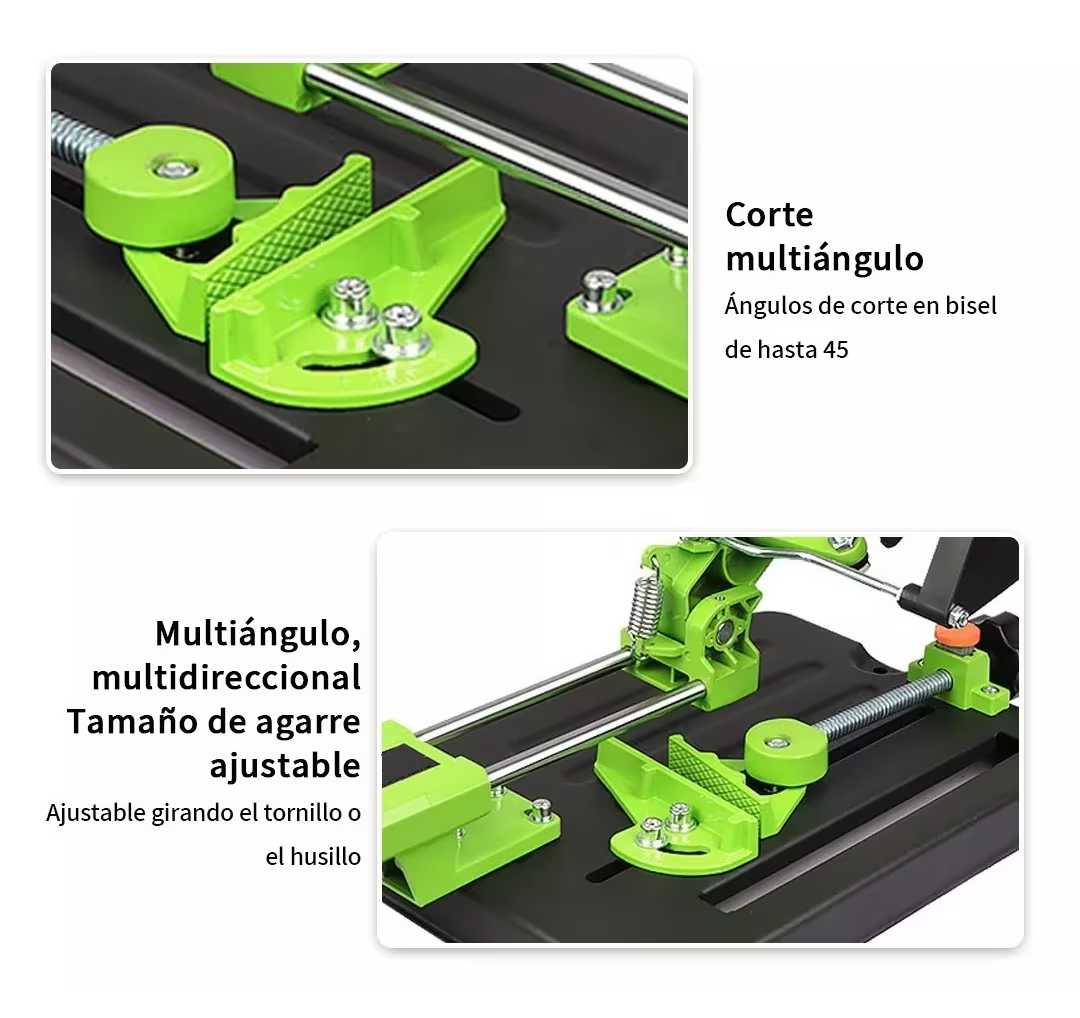 Foto 5 | Soporte Profesional Para Amoladora Angular Lab.g Apto Para 100-125 Negro/verde