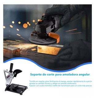 Foto 4 | Soporte Esmeril Angular Amoladora Corte Diametro 100 A 125 Belug Negro/gris