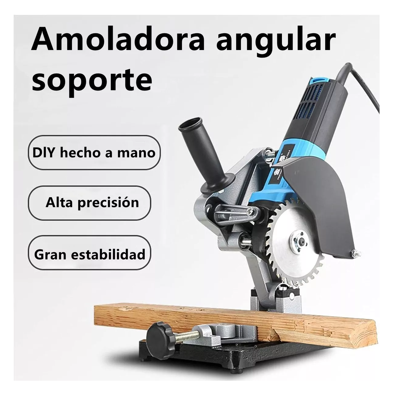 Foto 5 | Soporte Esmeril Angular Amoladora Corte Diametro 100 A 125 Belug Negro/gris