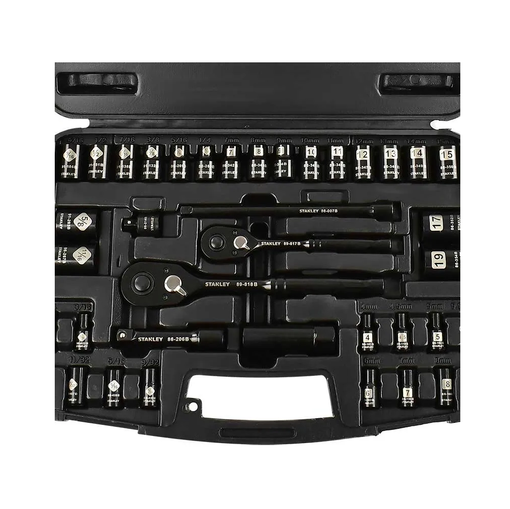 Foto 4 pulgar | Juego De Herramientas Manuales Portatiles Cromo Negro 37 Pc