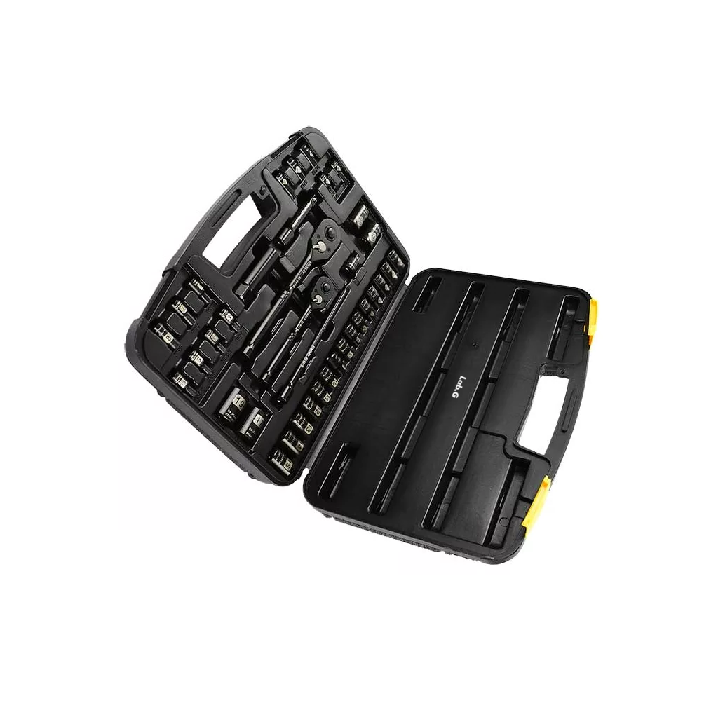 Foto 5 pulgar | Juego De Herramientas Manuales Portatiles Cromo Negro 37 Pc