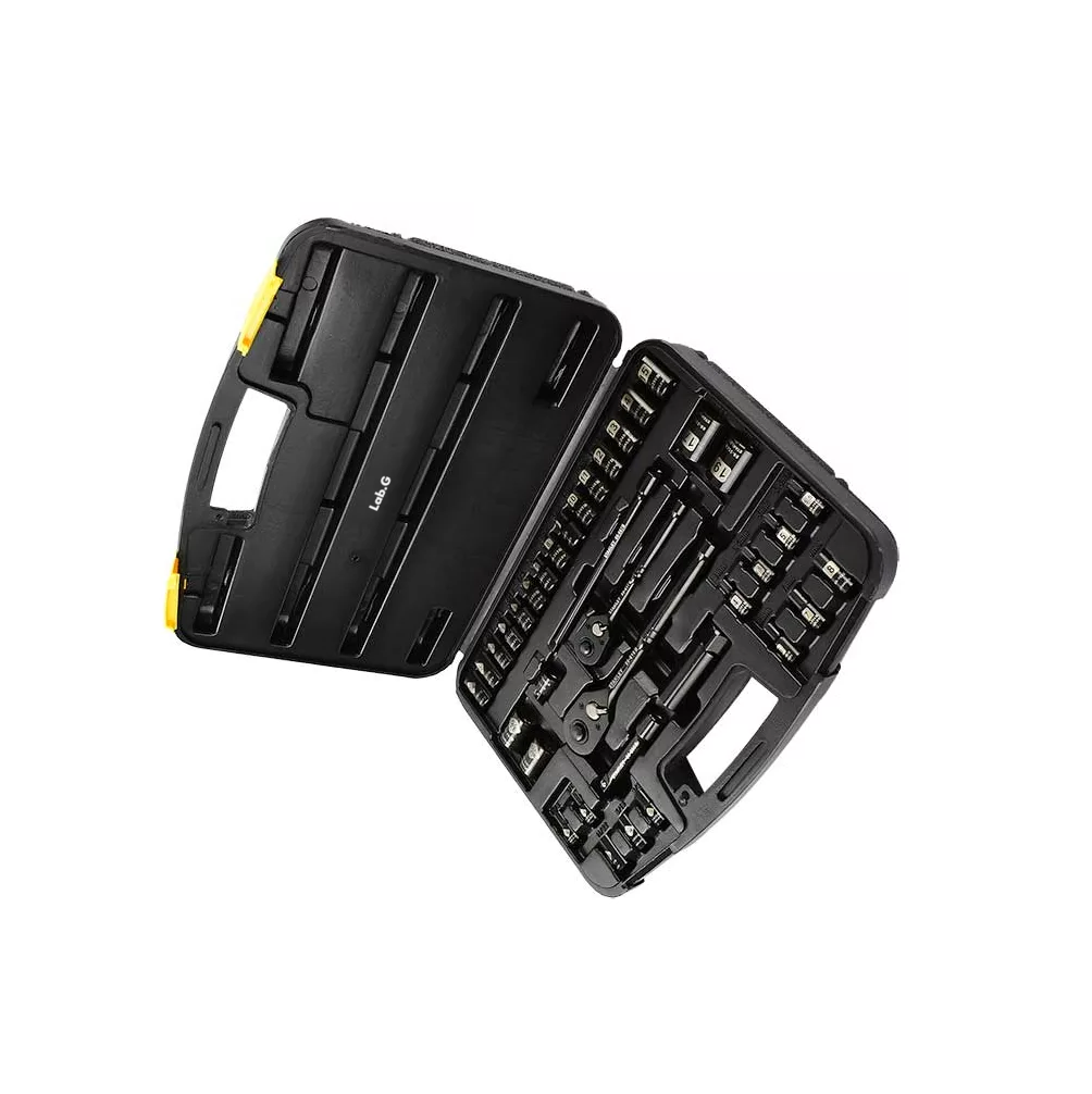 Foto 6 pulgar | Juego De Herramientas Manuales Portatiles Cromo Negro 37 Pc