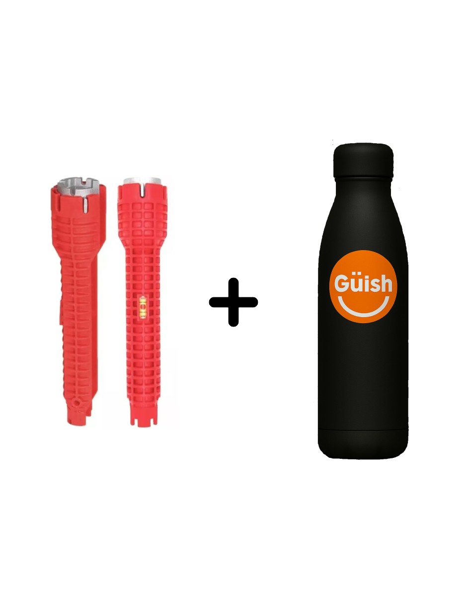 Llave Multifunciones Instalador De Fregadero + Termo Güish Gratis