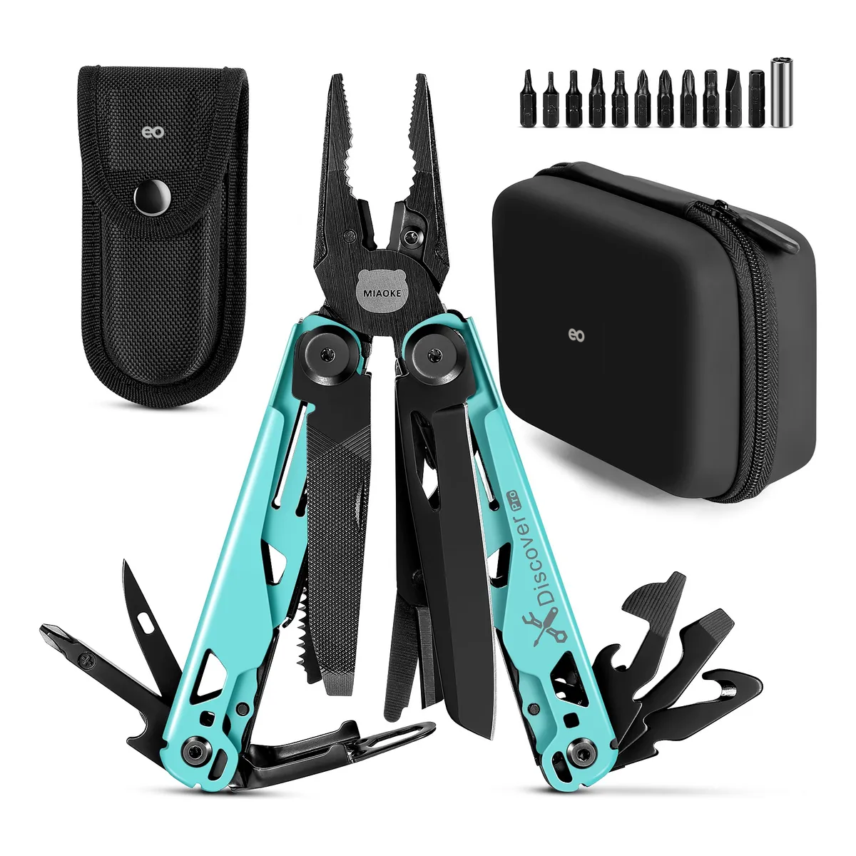 Navaja Multiherramienta, Pinzas Multiusos  Eo Safe Imports Esi-18750 Azul