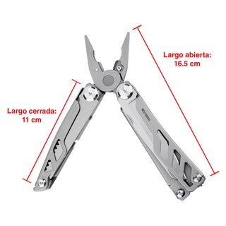 Foto 5 | Multiherramienta Mate Nextorch Con Pinza Y Tijera De 16 Usos, Con Bloqueo, De Acero Inox, Dureza 57-58, Acero