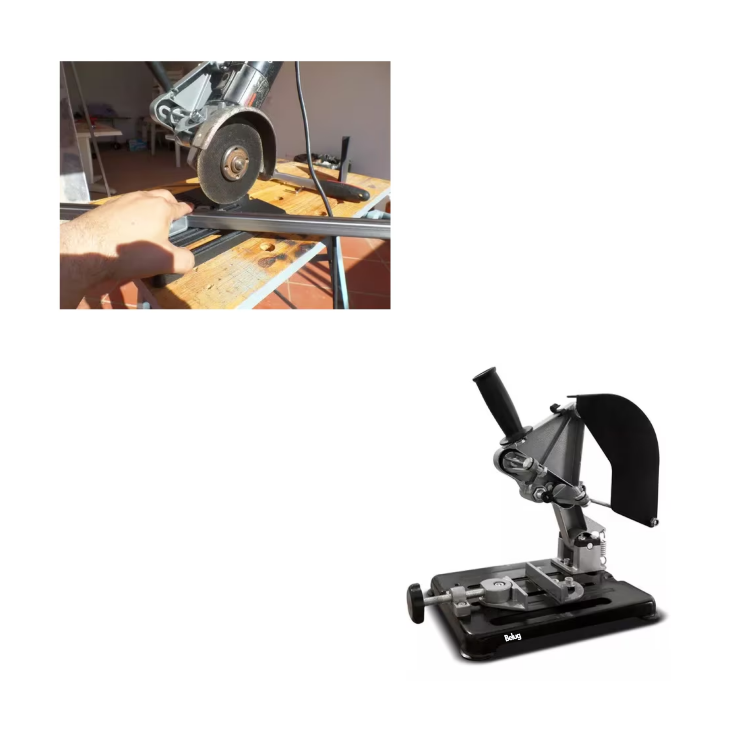 Foto 4 pulgar | Soporte Para Esmeriladora Amoladora Angular Belug 115 Mm Universal  Negro