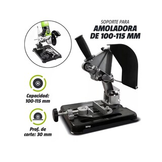 Foto 5 | Soporte Para Esmeriladora Amoladora Angular Belug 115 Mm Universal Negro