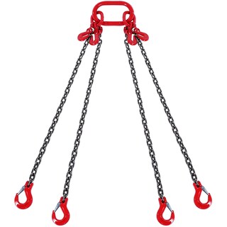 Foto 1 | Eslinga De Cadena Vevor De 5/16 Pulgadas X 10 Pies Con Ganchos, 5 Toneladas, 11000 Libras - Venta Internacional.