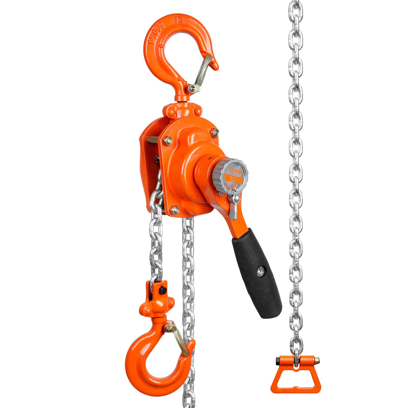 Foto 8 pulgar | Elevador Manual De Cadena Con Palanca Vevor, 1/2 Tonelada, 500 Kg, 3 M, G80, Acero - Venta Internacional.