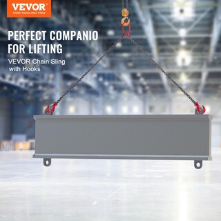 Foto 2 | Eslinga De Cadena Vevor De 5/16 Pulgadas X 5 Pies Con Ganchos De Capacidad De 3 Toneladas - Venta Internacional.