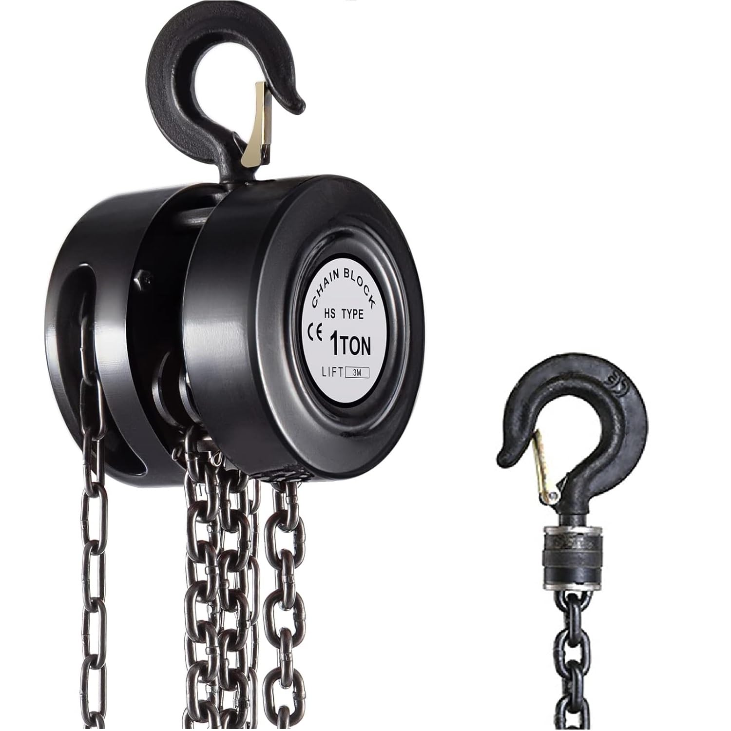 Elevador De Cadena Manual Vevor De 1 Tonelada/907 Kg, Capacidad De Elevación De 3 M - Venta Internacional.