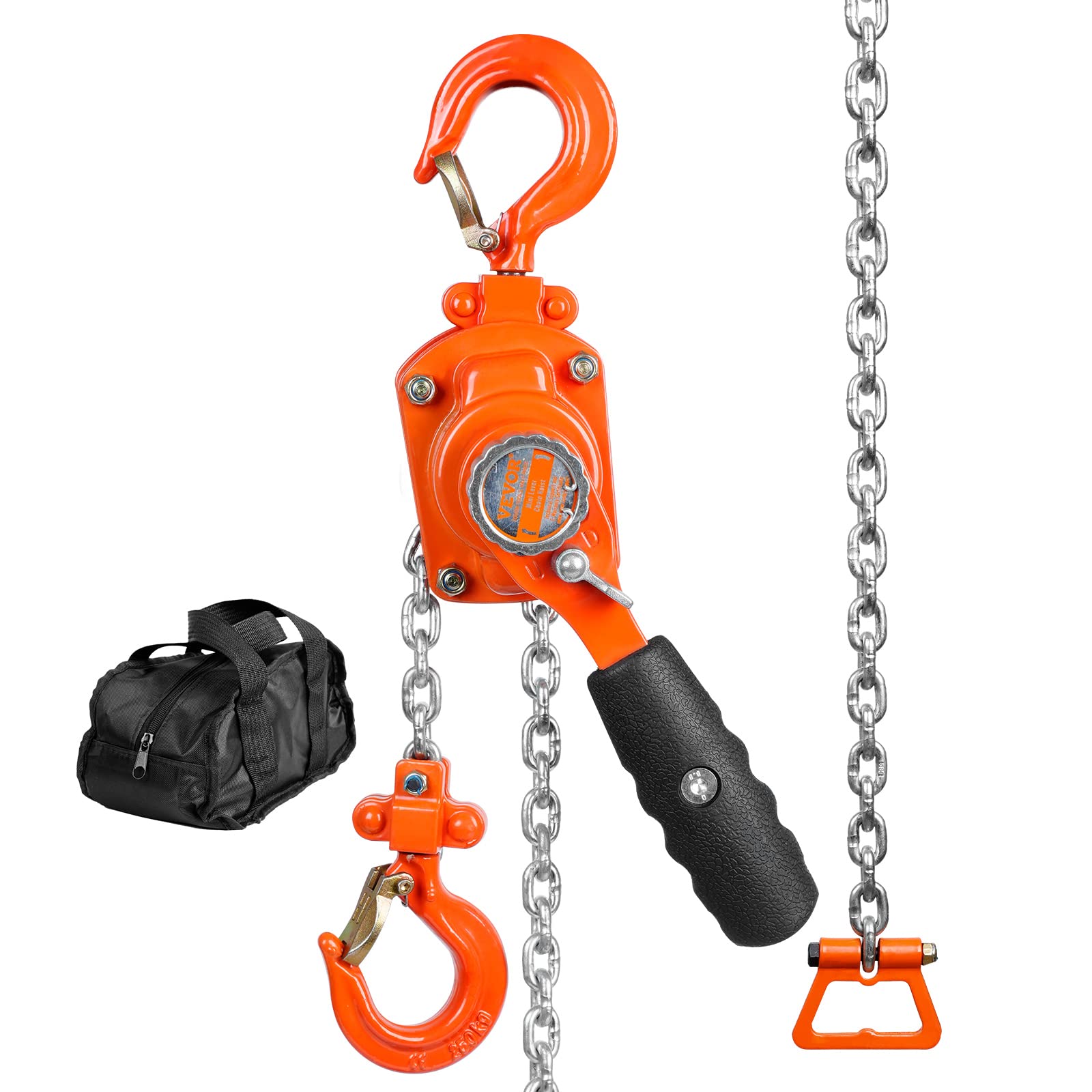 Elevador Manual De Cadena Con Palanca Vevor, 1/4 De Tonelada, 250 Kg, 1,5 M, G80, Acero - Venta Internacional.