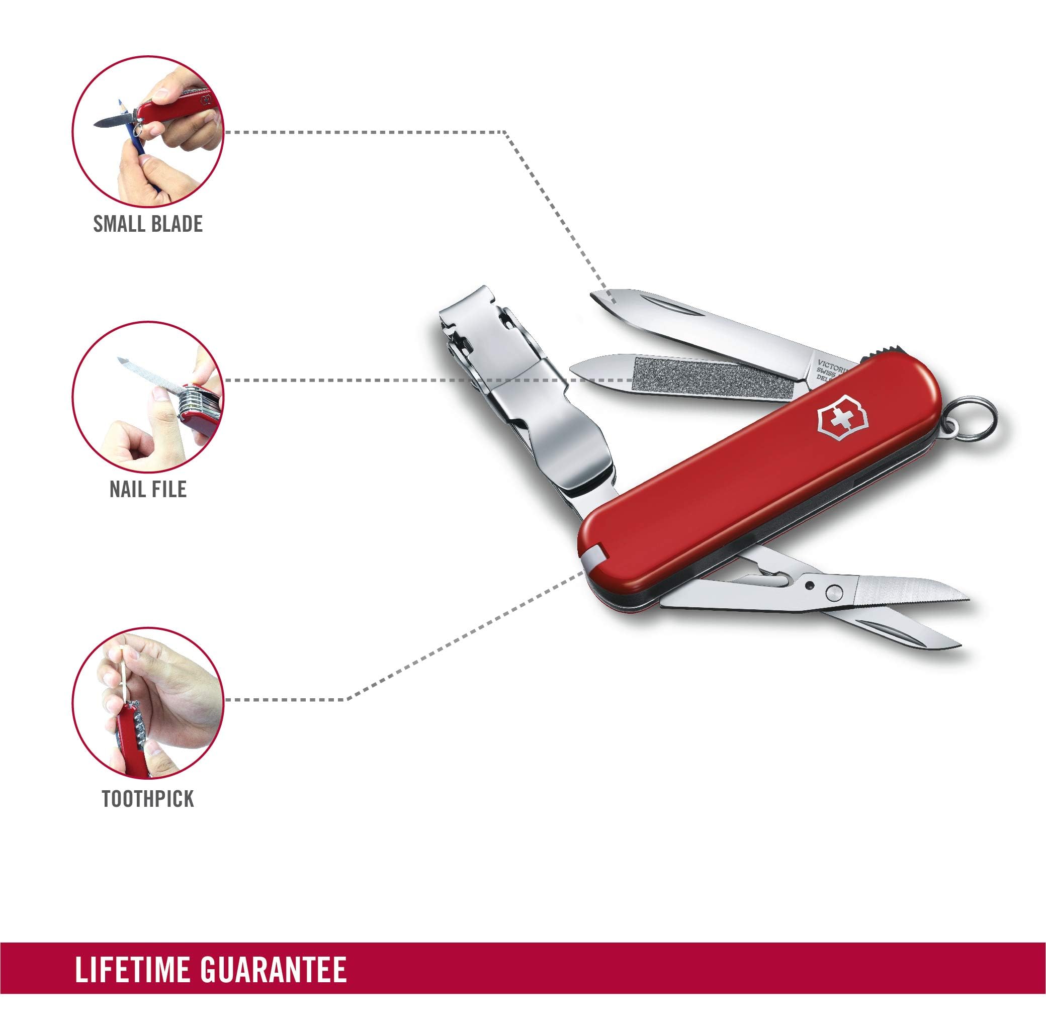Foto 4 pulgar | Pinza Multiherramienta Victorinox 580 Con 8 Funciones, Color Rojo - Venta Internacional.
