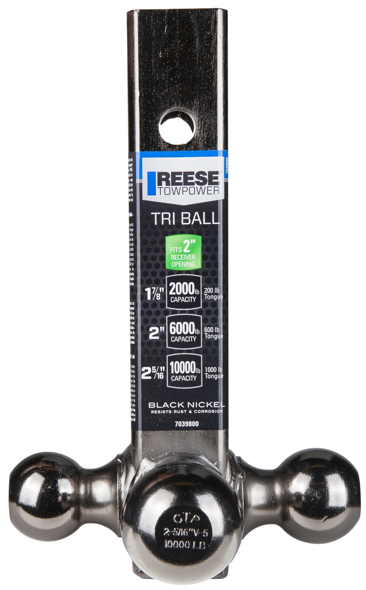 Foto 4 pulgar | Soporte Esférico Para Remolque Reese Towpower 7039800 Tri-ball - Venta Internacional.