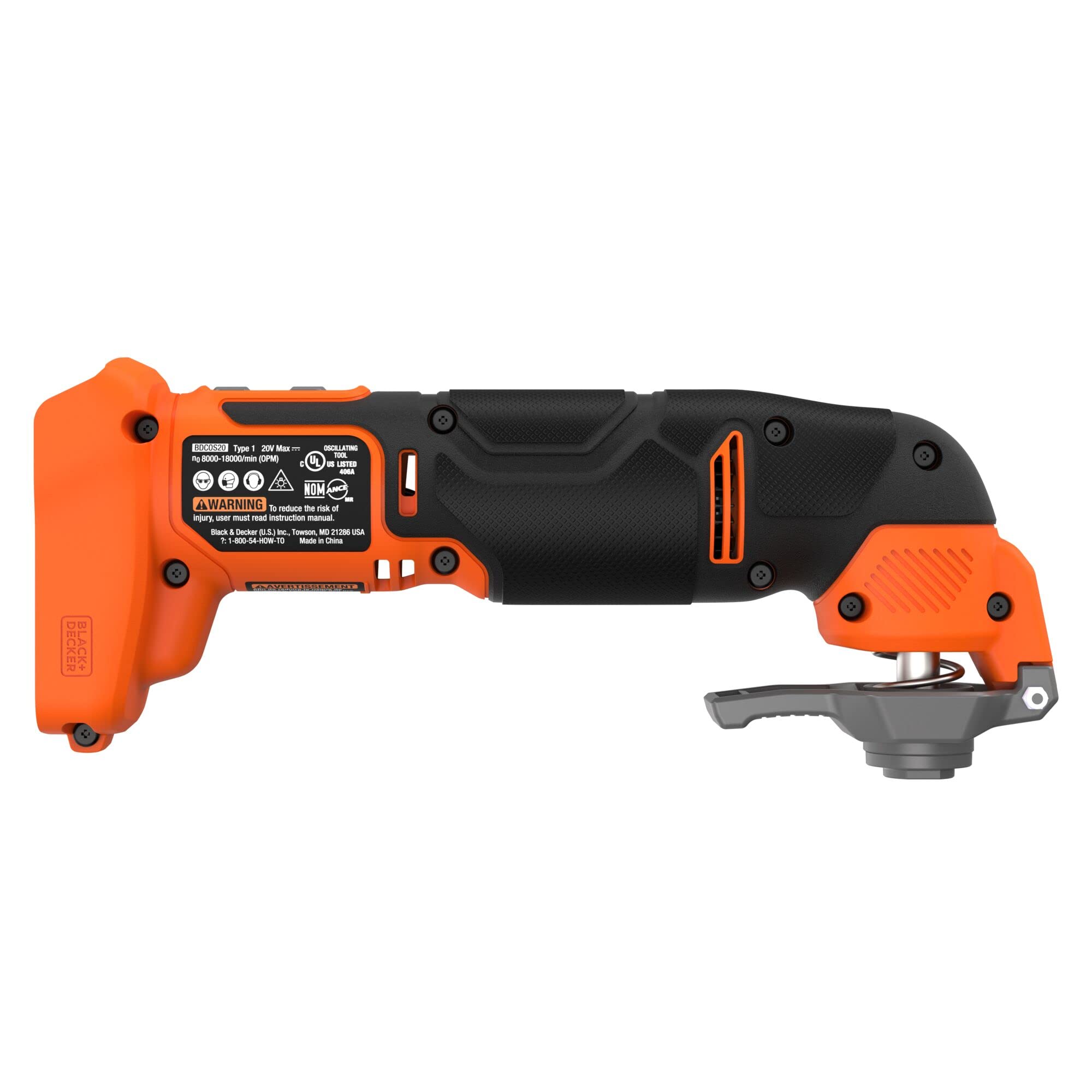 Foto 5 pulgar | Herramienta Oscilante Black+decker 20v Max 6 Velocidades Bdcos20b - Venta Internacional.