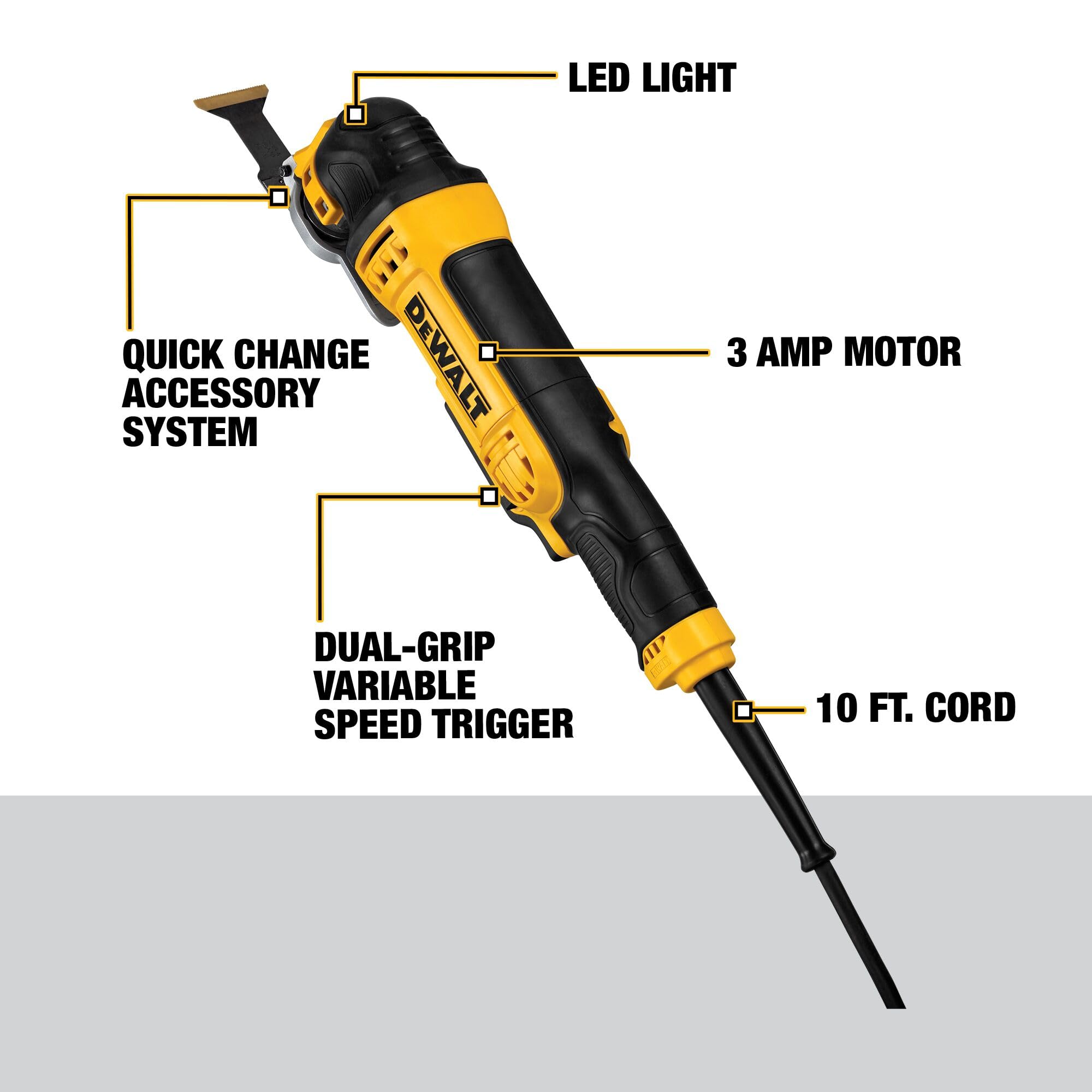 Foto 3 pulgar | Kit Multiherramienta Oscilante Dewalt Dwe315sk 3a Con Accesorios - Venta Internacional.