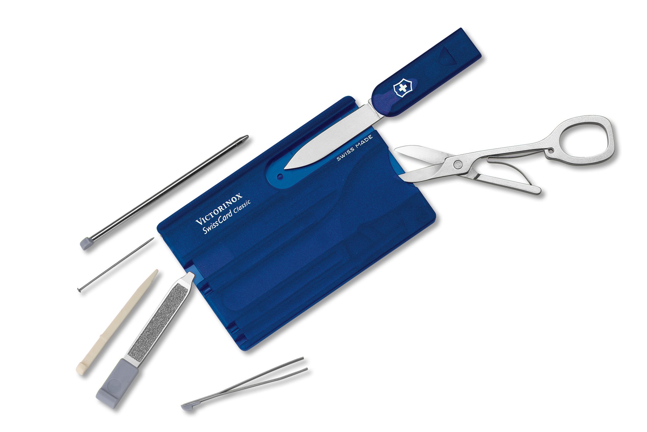 Foto 2 pulgar | Multiherramienta Victorinox Swiss Army Swiss Card Sapphire - Venta Internacional.