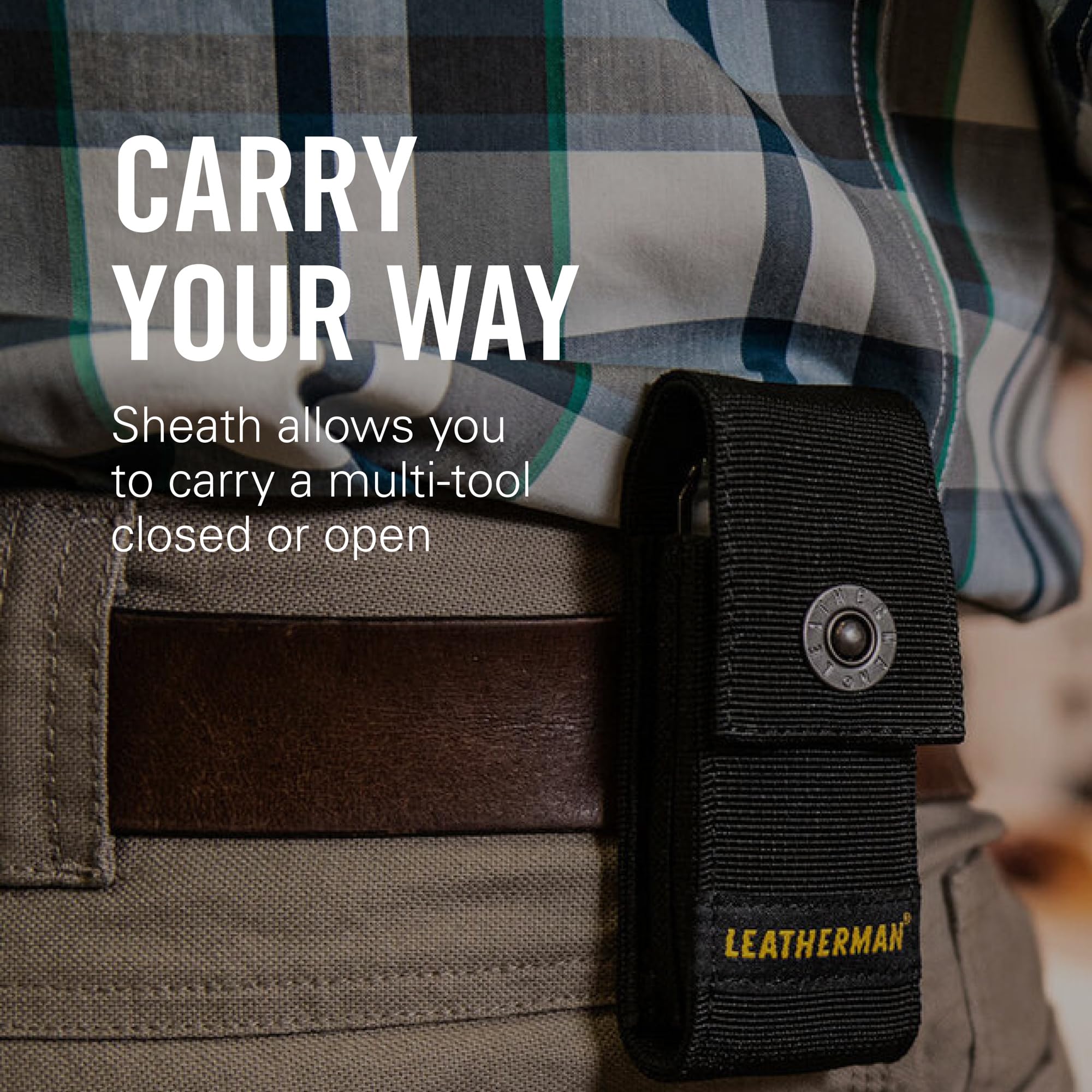 Foto 5 pulgar | Sheath Leatherman Premium - Broche De Nailon Para Herramientas Múltiples De 8,25 A 11,5 Cm - Venta Internacional.