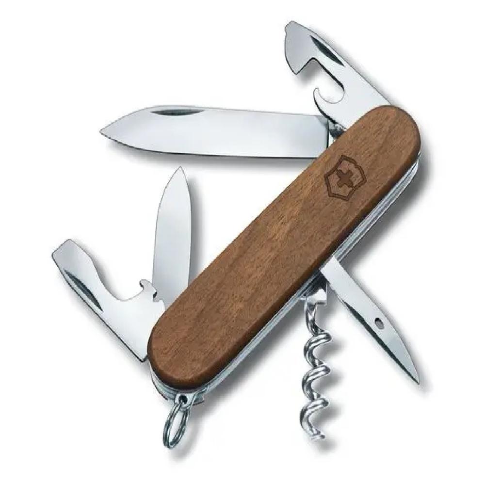 Navaja Spartan Wood Cachas De Madera 10 Usos Victorinox