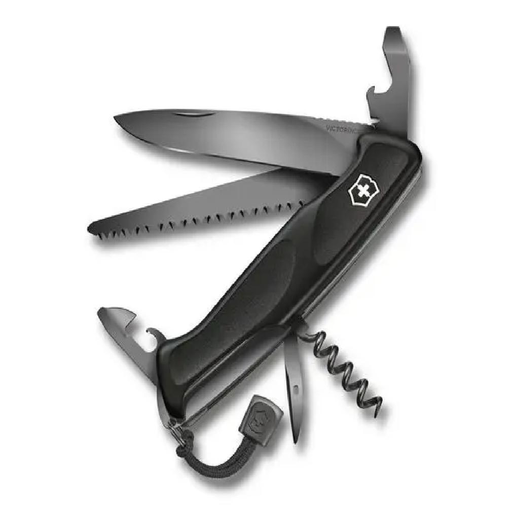 Navaja Negra Ranger Grip 55 130mm Onyx 13 Usos Victorinox