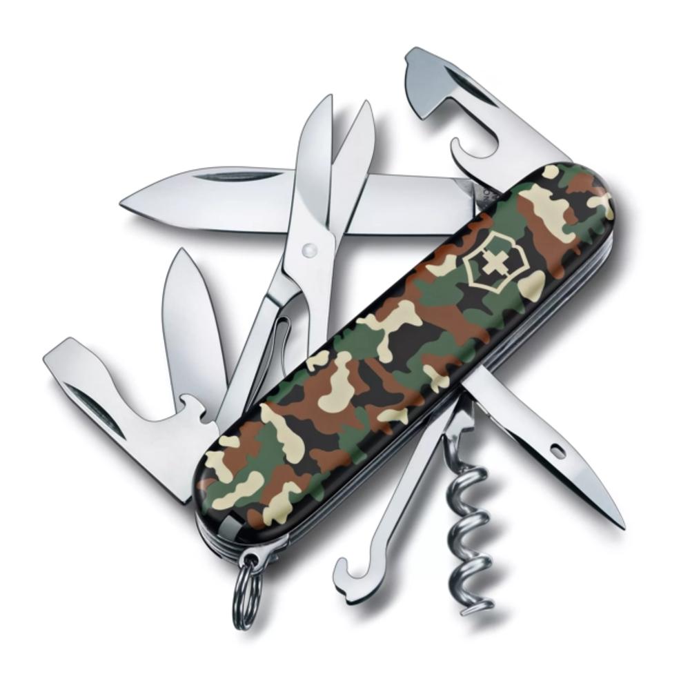 Navaja Climber Verde Camuflaje 14 Usos Victorinox