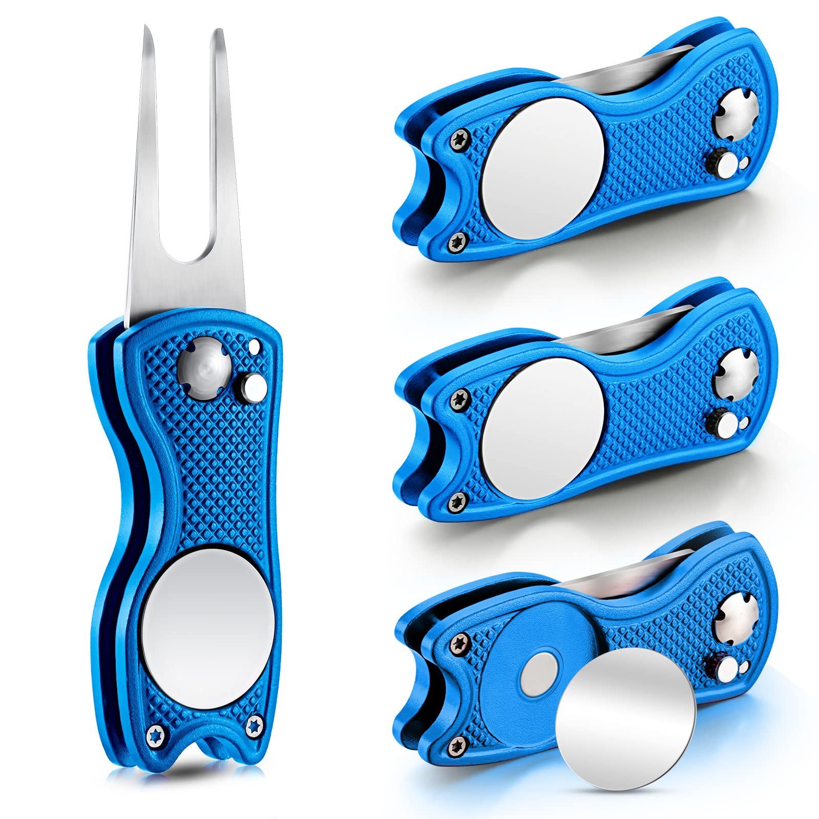 Herramienta De Reparación Golf Divot Skylety Metal Con Marcador Magnético - Venta Internacional.
