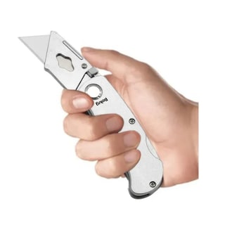 Foto 4 | 2pcs Navaja Multiusos Plegable+20 Hojas Intercambiables Belug, Plata