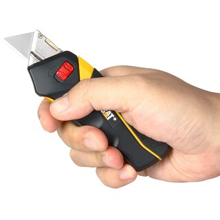 Foto 4 | Cortador De Cajas De Cuchillos Cat Safety Utility Autorretráctil, Aprieta El Mango Para Extenderlo, - Venta Interna