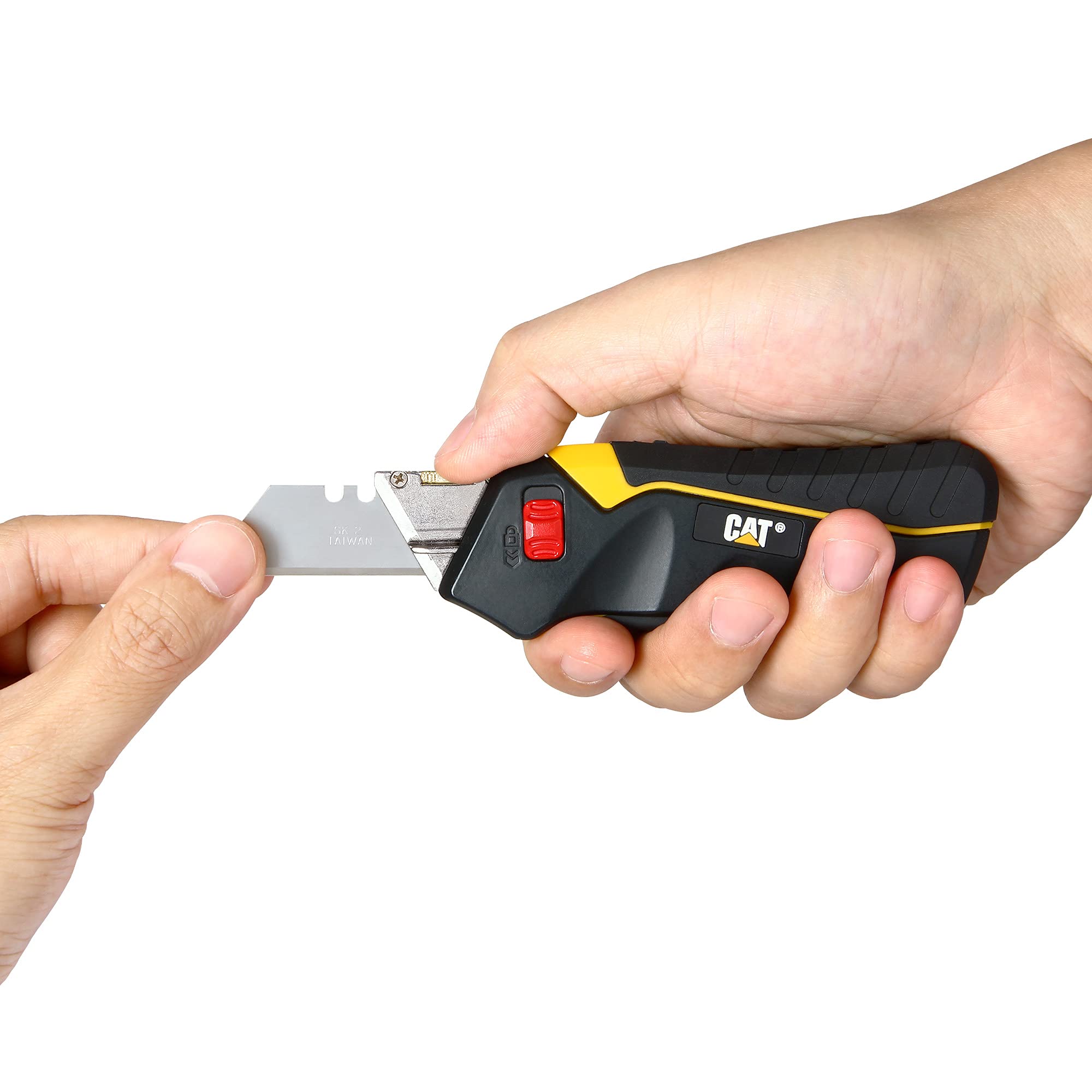Foto 5 | Cortador De Cajas De Cuchillos Cat Safety Utility Autorretráctil, Aprieta El Mango Para Extenderlo,  - Venta Interna