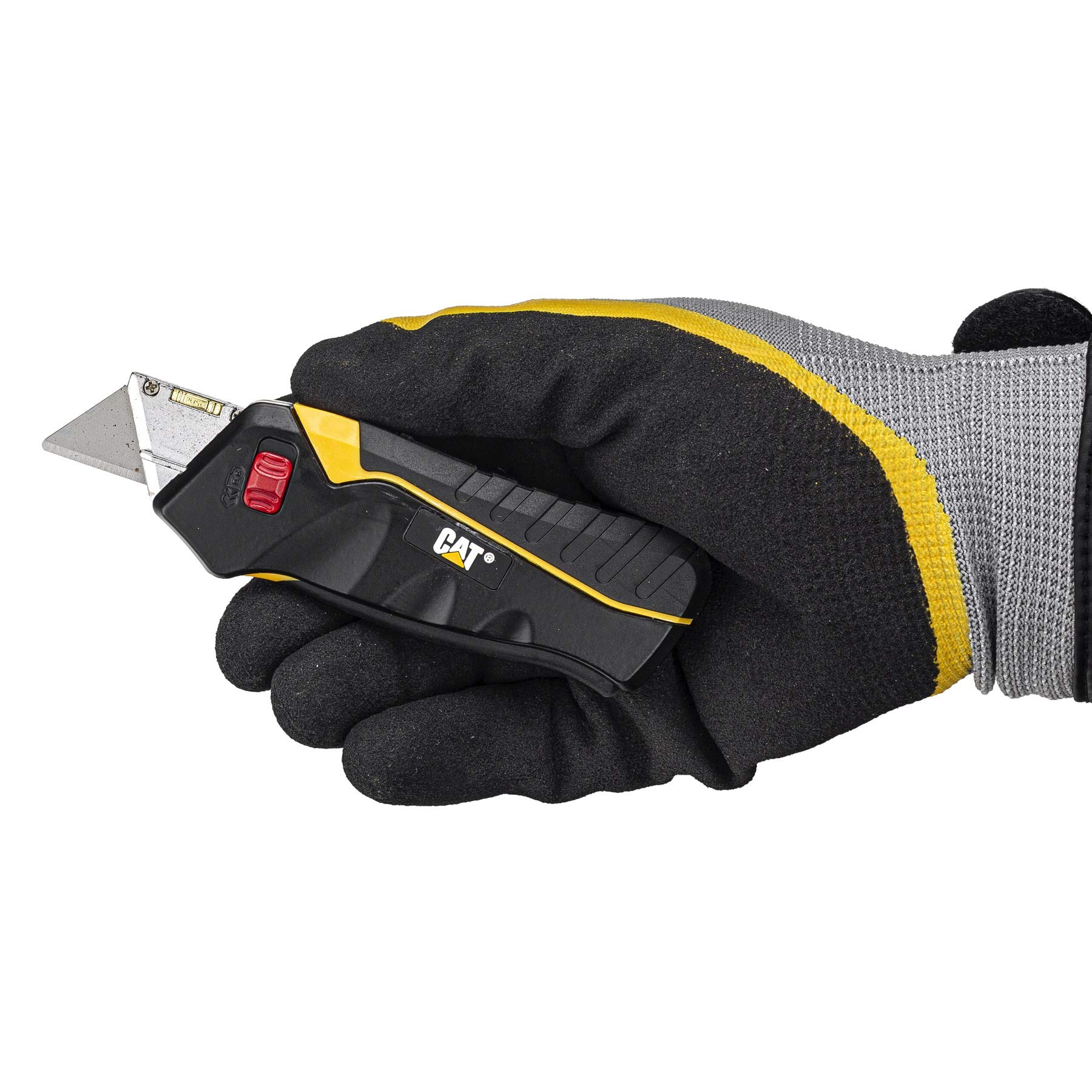 Foto 7 | Cortador De Cajas De Cuchillos Cat Safety Utility Autorretráctil, Aprieta El Mango Para Extenderlo,  - Venta Interna
