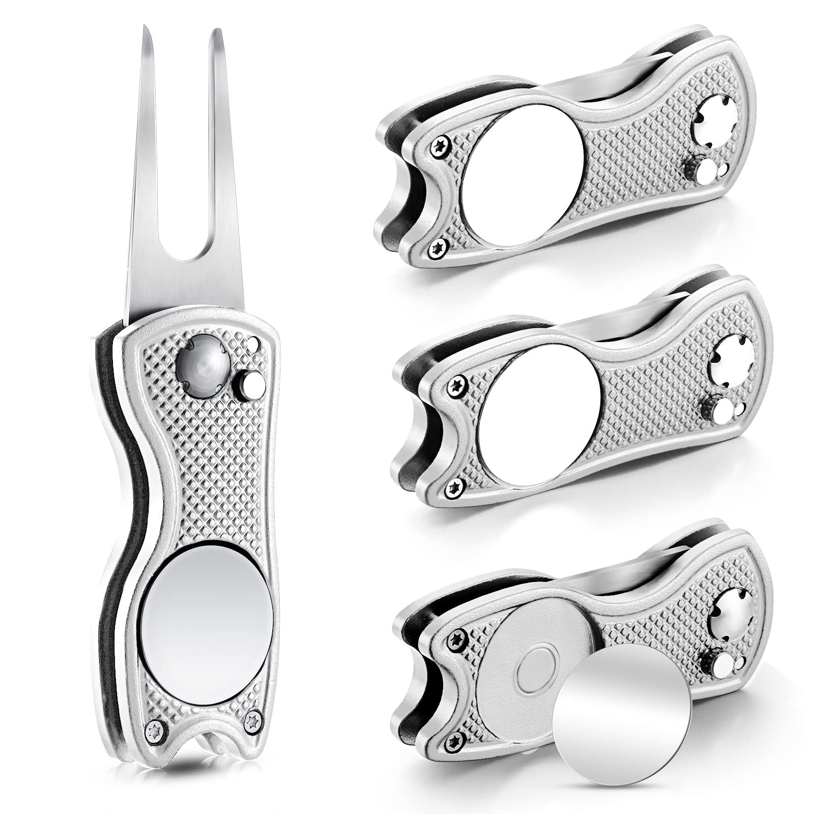 Foto 2 pulgar | Herramienta De Reparación Golf Divot Skylety Metal Con Marcador Magnético - Venta Internacional.