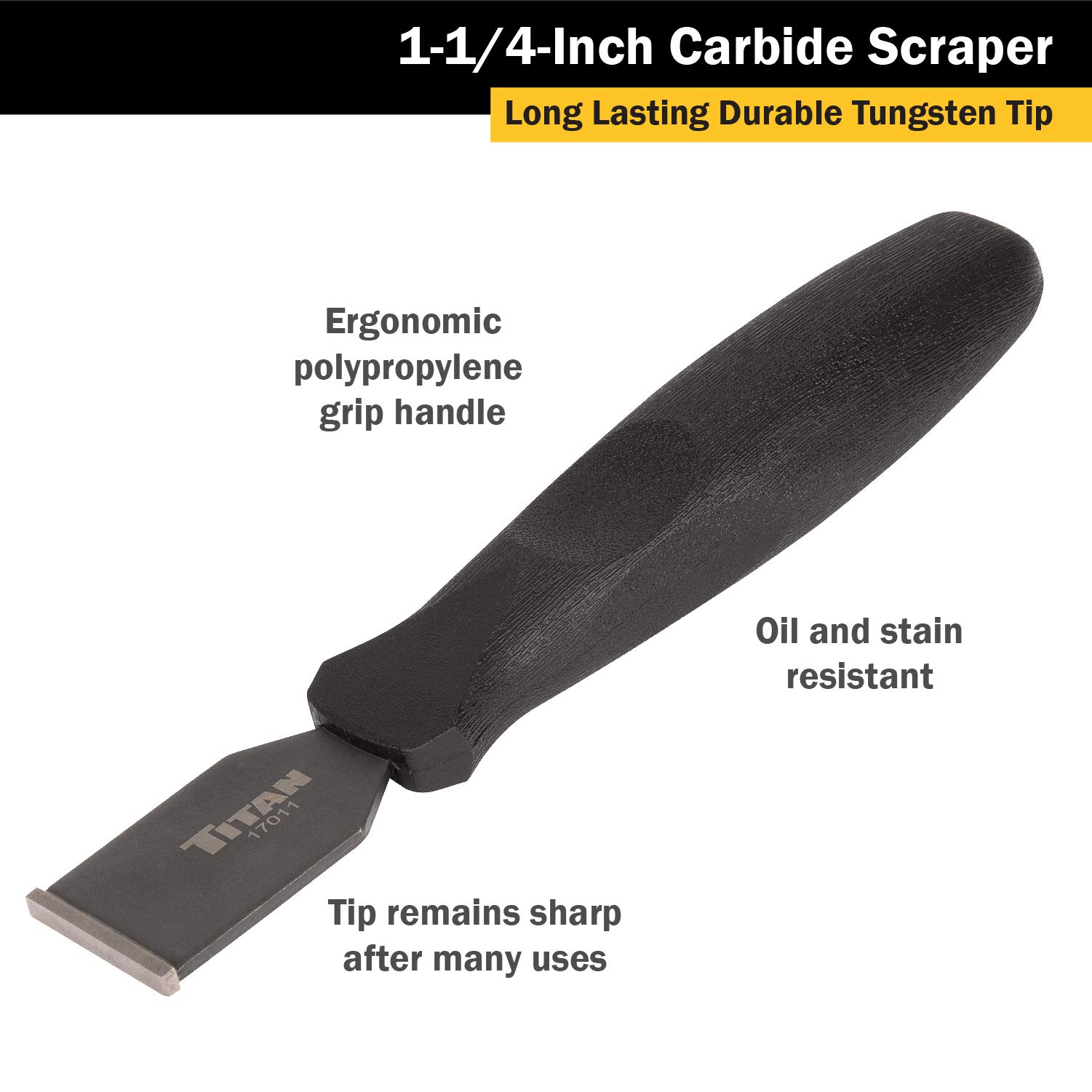 Foto 3 pulgar | Rascador De Carburo Titan 17011 Con Hoja De 3,2 Cm Y Mango De 6 Cm - Venta Internacional.