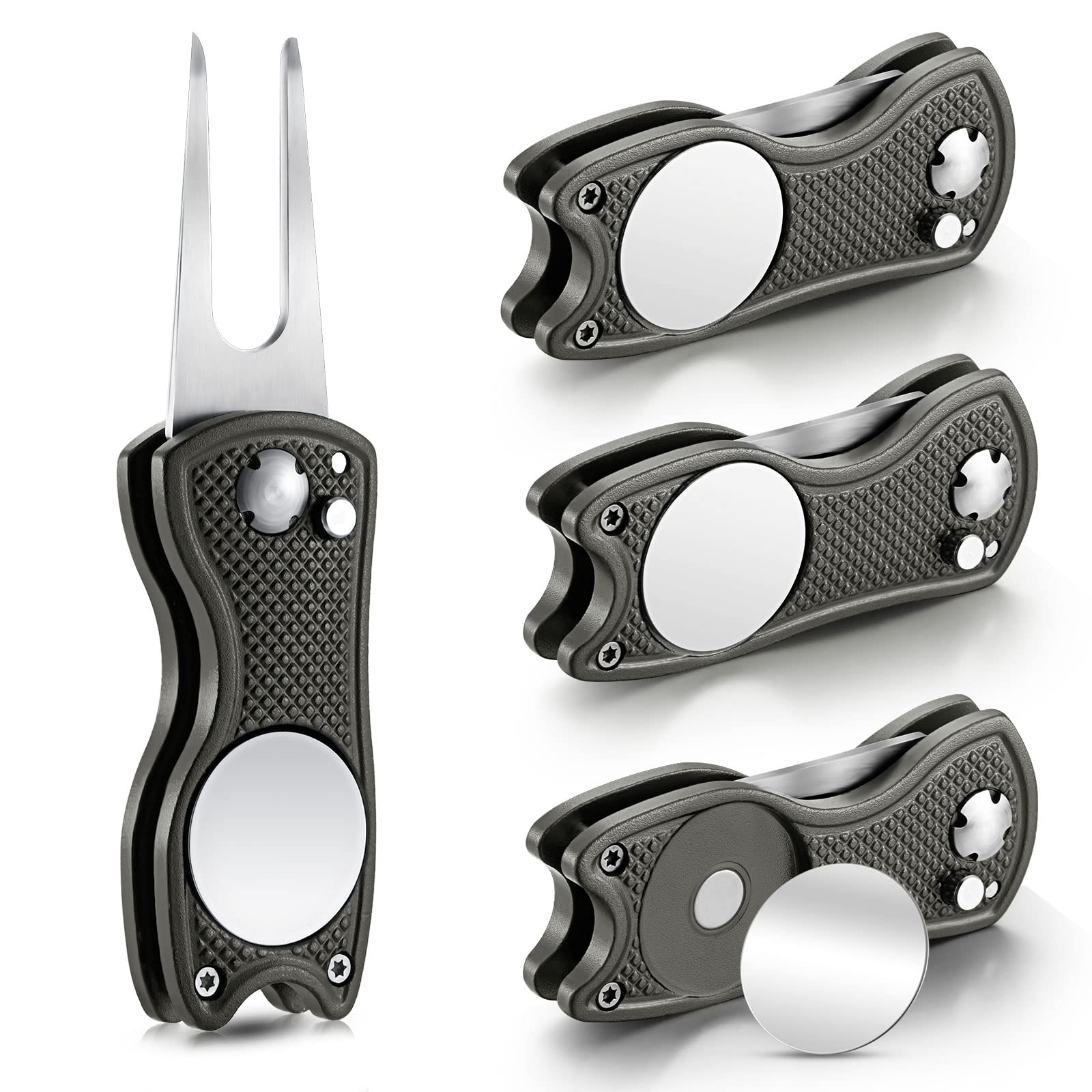 Foto 2 pulgar | Herramienta De Reparación Golf Divot Skylety Metal Con Marcador Magnético - Venta Internacional.