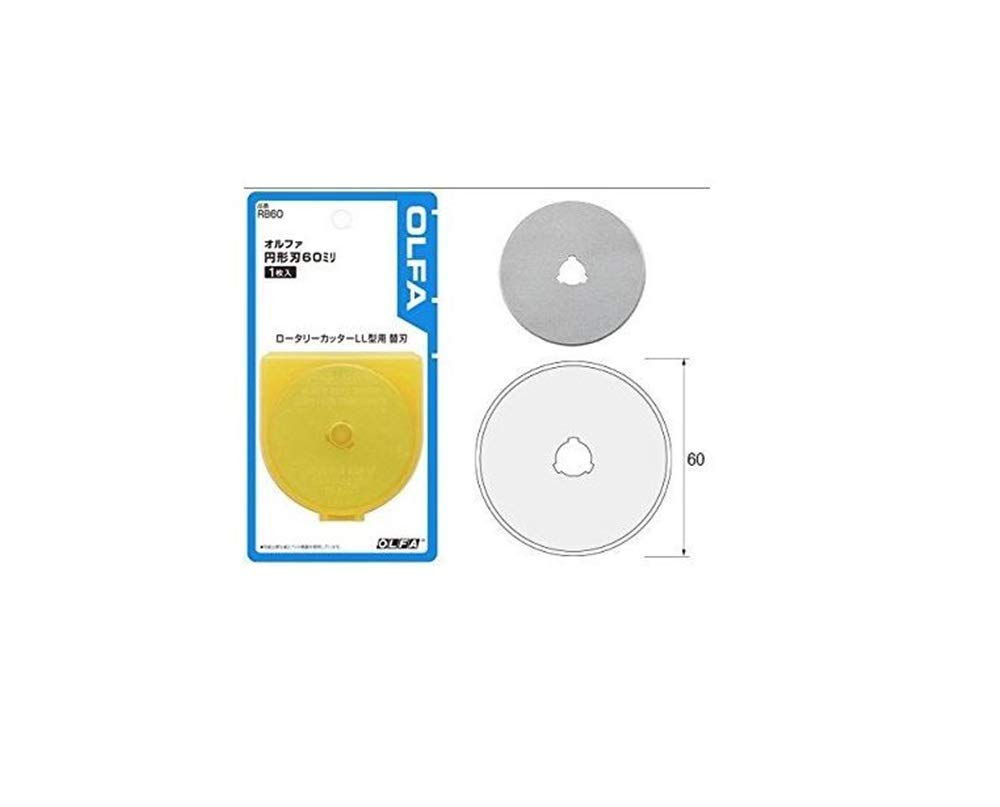 Foto 3 | Juego De 5 Cuchillas Giratorias Olfa De Acero Para Herramientas De Tungsteno, 60 Mm - Venta Internacional.