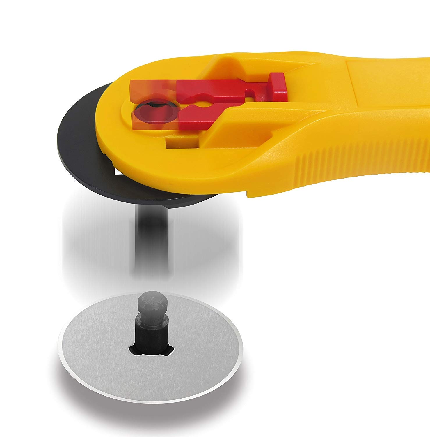 Foto 5 pulgar | Cortadora De Tela Giratoria Olfa De 28 Mm Con Recarga De 5 Cuchillas - Venta Internacional.