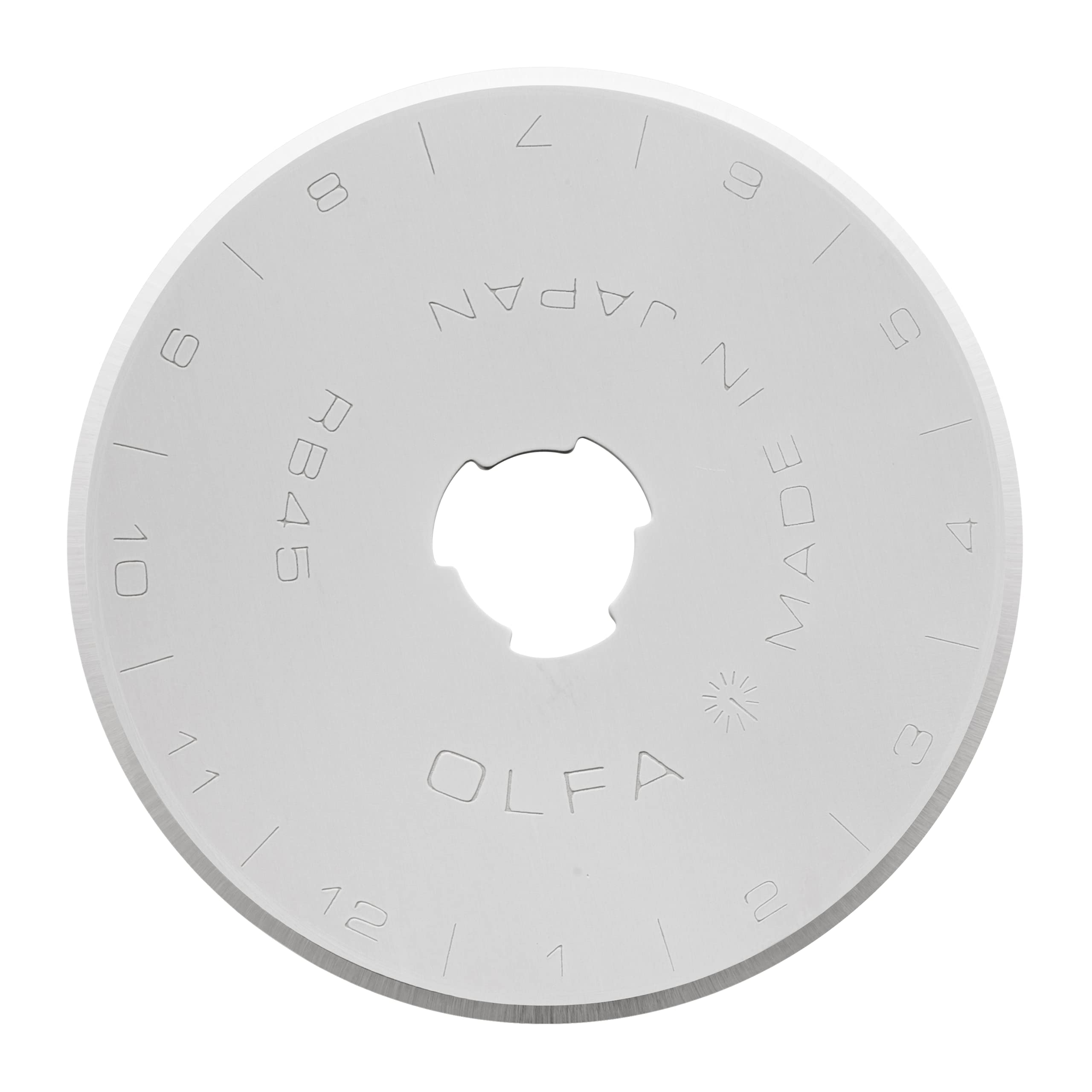 Foto 2 pulgar | Cuchillas De Repuesto Olfa, Cortadora Rotativa De 45 Mm, Paquete De 10 Unidades Rb45-10 - Venta Internacional.
