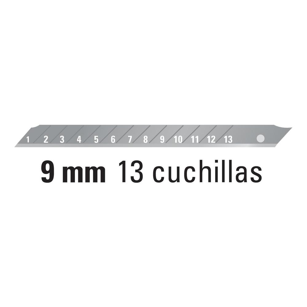 Foto 4 pulgar | Cutter Reforzado con Alma Metálica Pretul Cut-5p 9 mm